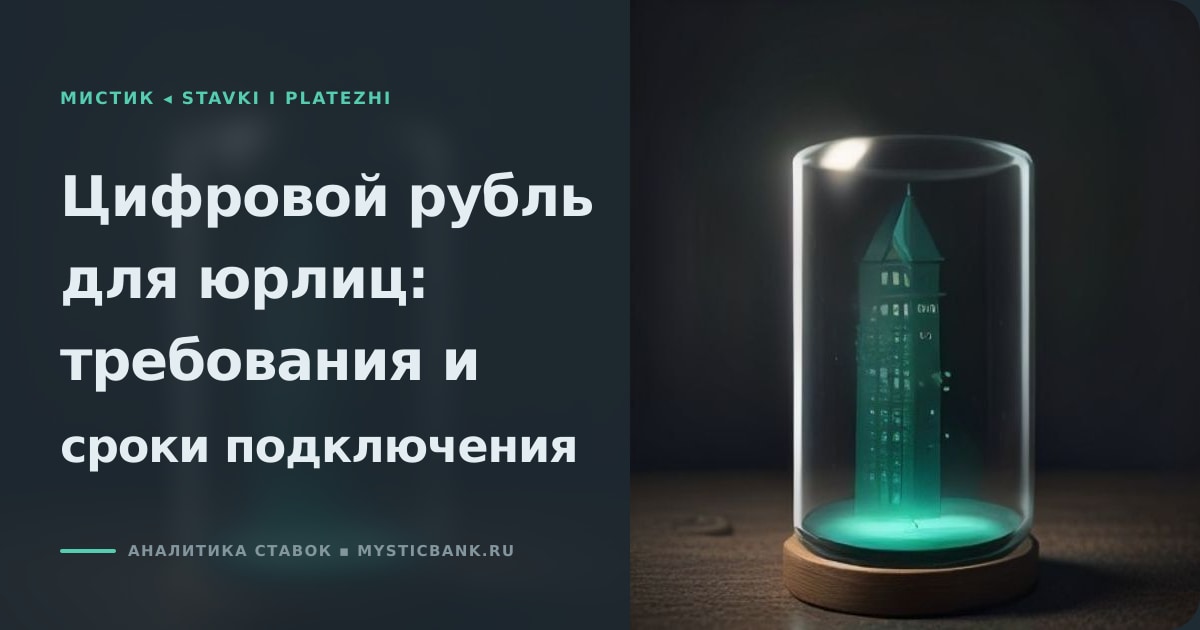 Иллюстрация к статье «Цифровой рубль для юридических лиц: требования и сроки подкл»