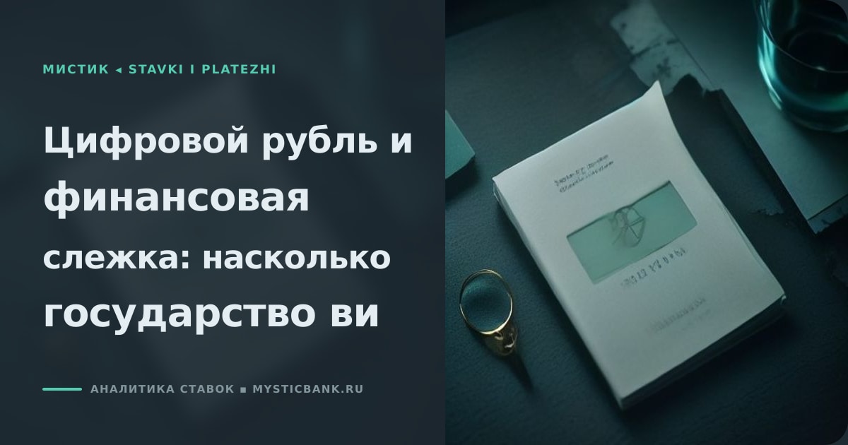 Иллюстрация к статье «Цифровой рубль и финансовая слежка: насколько государство ви»
