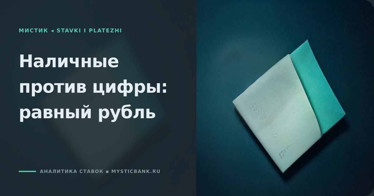 Иллюстрация к статье «Цифровой рубль и наличные: в чём реальная разница»
