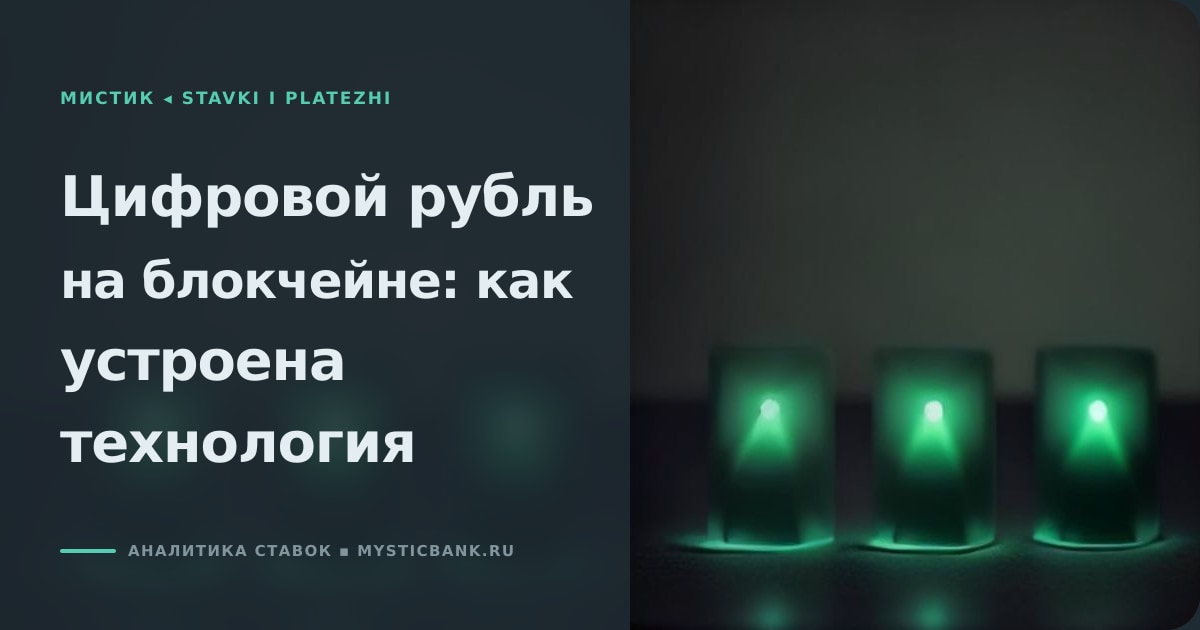 Иллюстрация к статье «Цифровой рубль на блокчейне: как устроена технология и зачем»