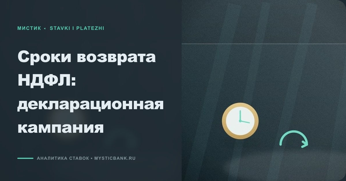 Иллюстрация к статье «Сроки возврата НДФЛ: декларационная кампания»
