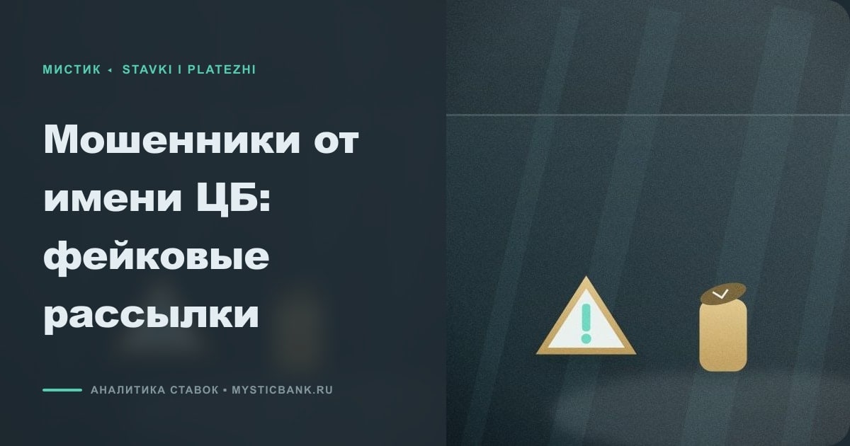 Иллюстрация к статье «Мошенники от имени ЦБ: фейковые рассылки»