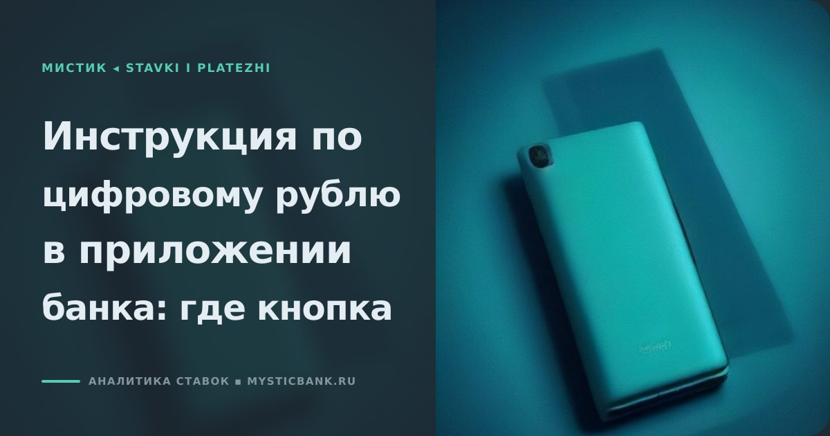 Иллюстрация к статье «Инструкция по цифровому рублю в приложении банка»