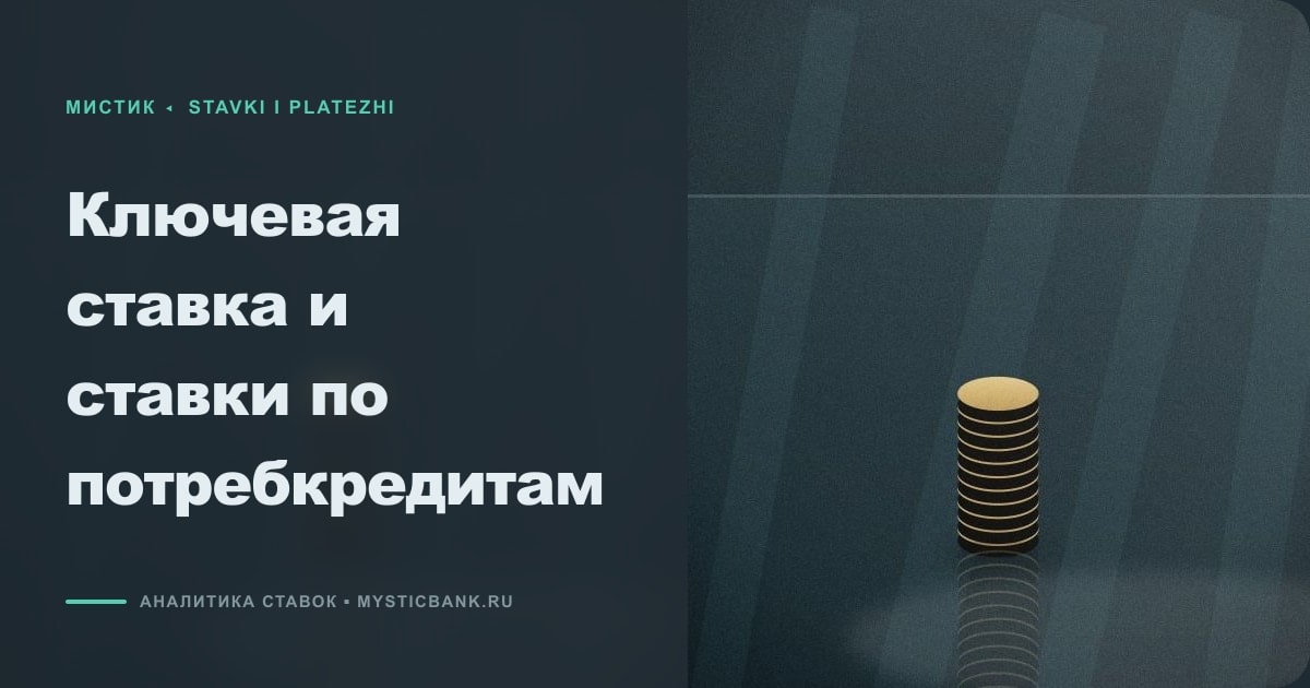 Иллюстрация к статье «Ключевая ставка и ставки по потребкредитам»