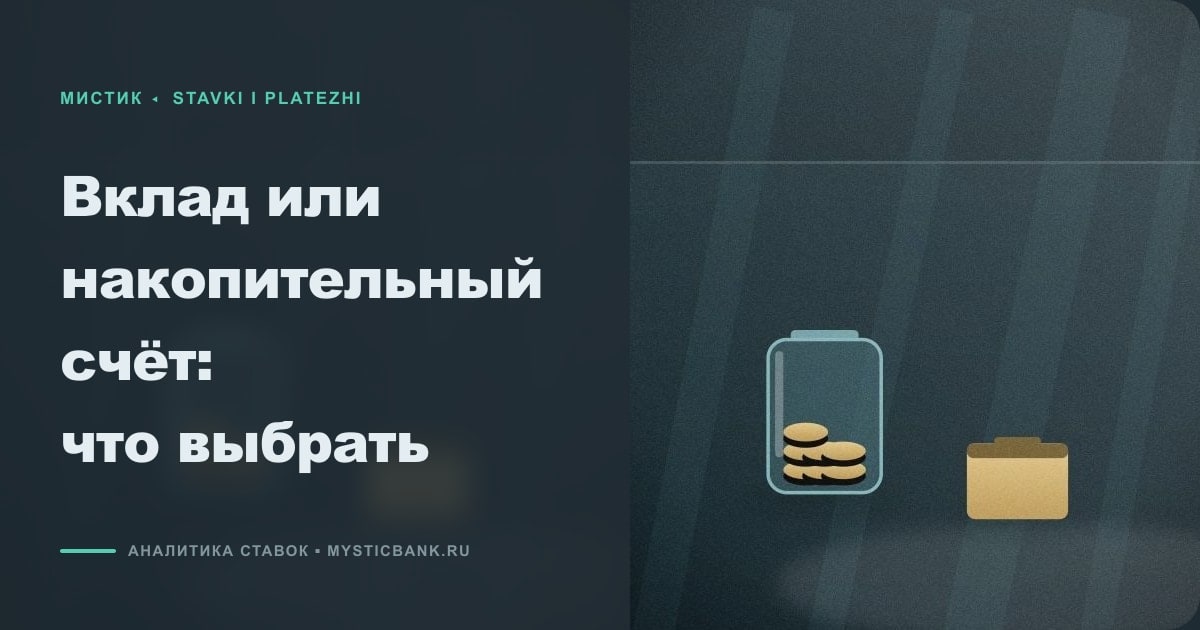 Иллюстрация к статье «Вклад или накопительный счёт: что выбрать»